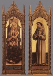 Carlo Crivelli: Madonna és a Gyermek; és Assisi Szent Ferenc